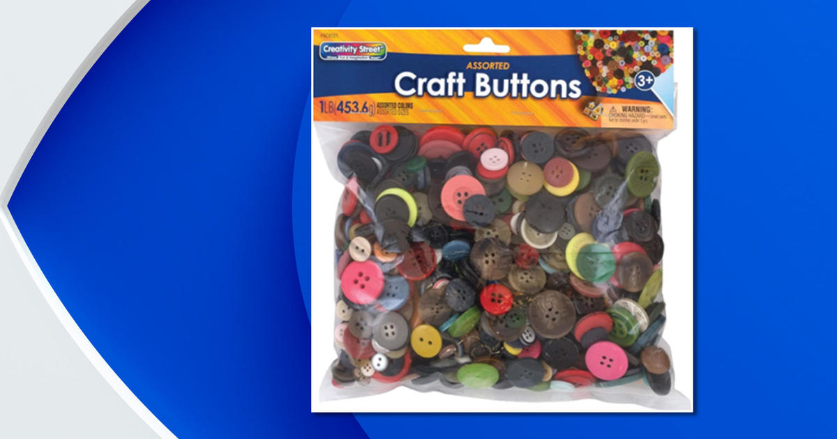 Children's craft buttons recalled over high lead levels - CBS New York